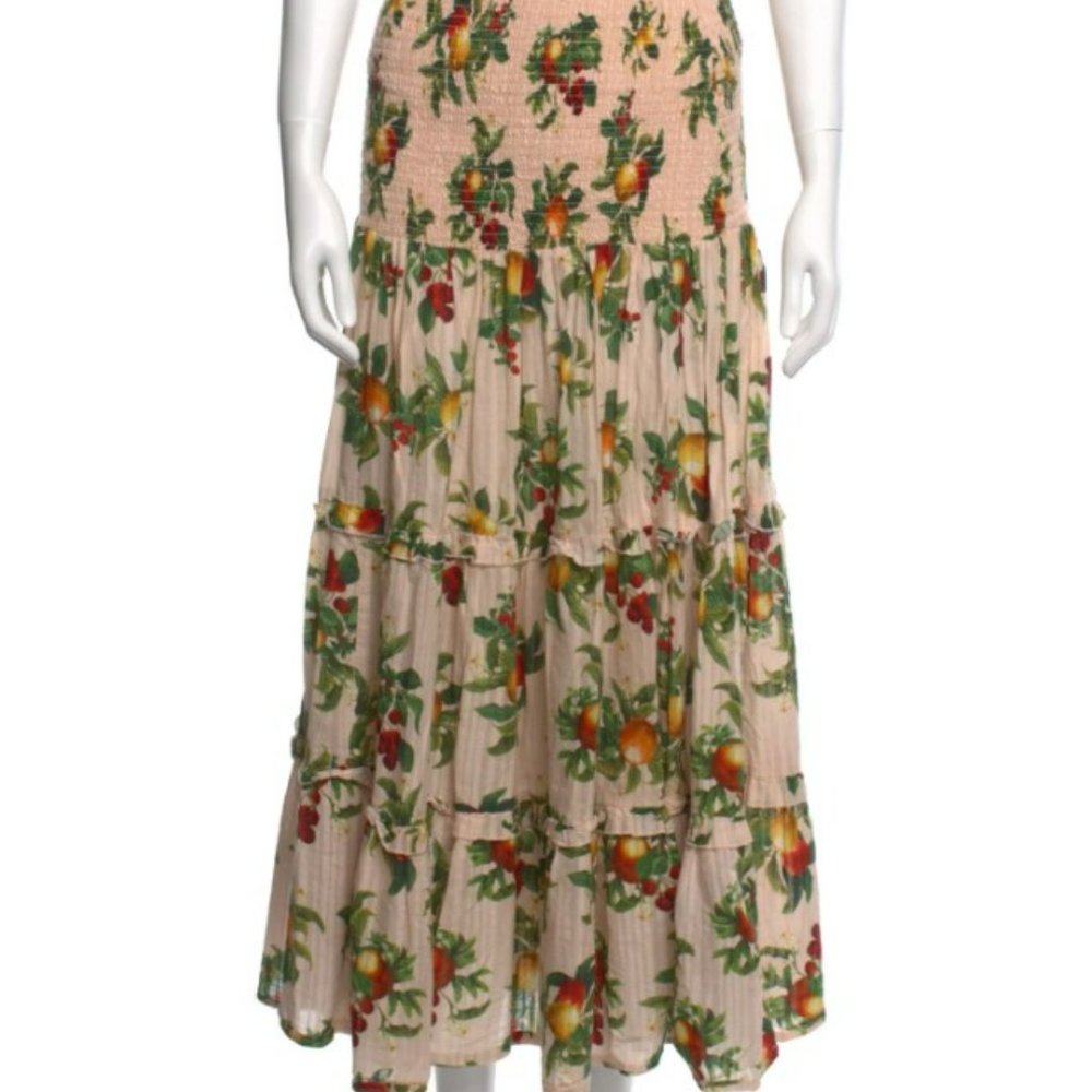 SIGNIFICANT OTHER FLORAL PRINT MAXI LENGTH SKIRT